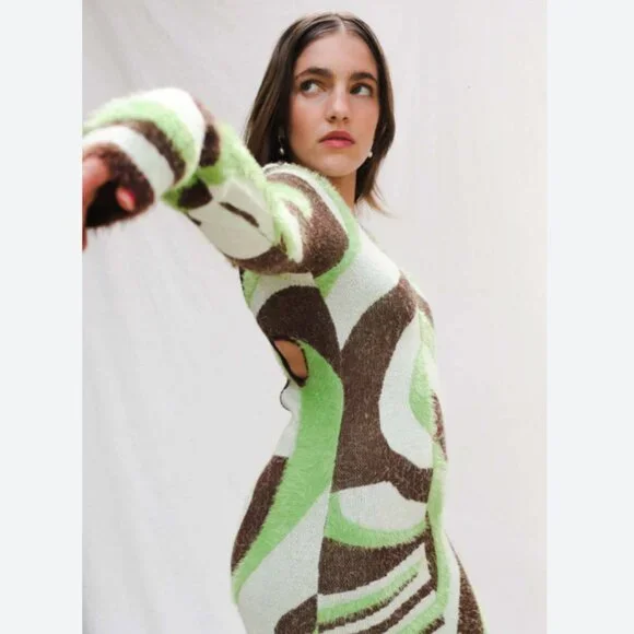 House of Sunny Land Cruise Hockney Dress - US Size 14 - Picture 5 of 11